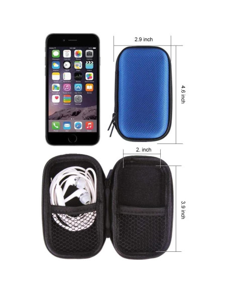 Funda Dura HOOTEK para Disco Duro 2Pack EVA Impermeable Funda Dura HOOTEK para Disco Duro 2Pack EVA Impermeable