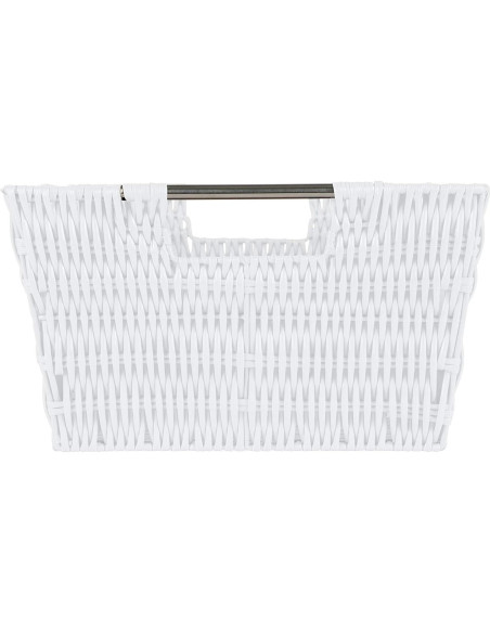 Conjunto de 3 Cestas de Ratan Simplify | Almacenamiento Blanco Conjunto de 3 Cestas de Ratan Simplify | Almacenamiento Blanco