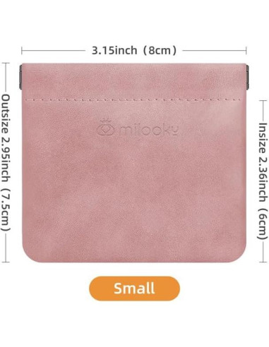 Funda Estuche Impermeable para Auriculares Miloocul Rosa