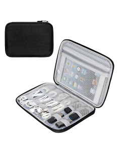 Organizador de Cables FYY Grande Negro Impermeable 23.9x17.8cm
