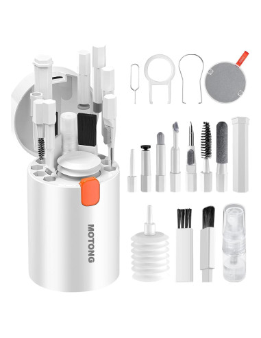 Kit de limpieza MOTONG para dispositivos electrónicos - Blanco
