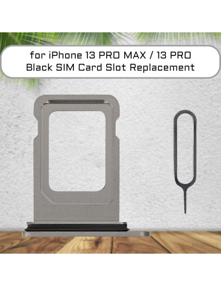 Bandeja de Tarjeta SIM para iPhone 13 Pro Max Risidamoy Bandeja de Tarjeta SIM para iPhone 13 Pro Max Risidamoy