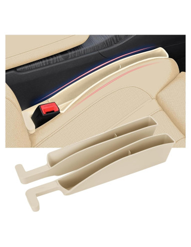 Relleno Organizador de Espacio entre Asientos Edotim Beige 2PCS