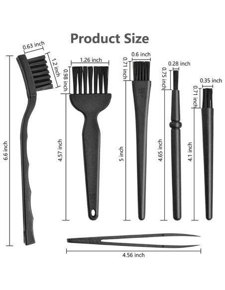 Kit de Cepillos Antiestáticos Nockchawon 6 en 1 para Limpieza Kit de Cepillos Antiestáticos Nockchawon 6 en 1 para Limpieza