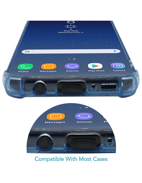 Tapones Antipolvo USB-C PortPlugs - 10 Pares Negros Tapones Antipolvo USB-C PortPlugs - 10 Pares Negros
