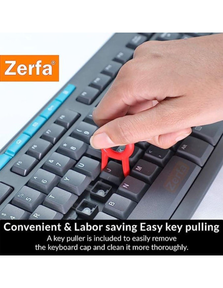 Kit de limpieza 5 en 1 Zerfa para teclado y auriculares Kit de limpieza 5 en 1 Zerfa para teclado y auriculares