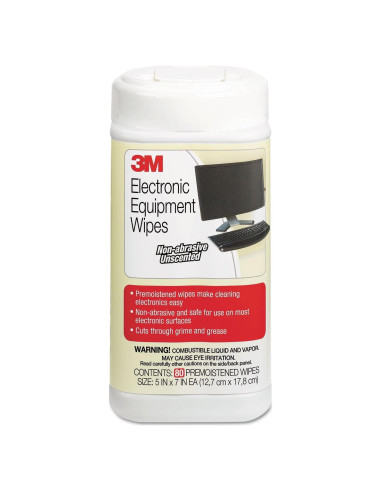 Toallitas de limpieza 3M CL610 para electrónicos 80 unidades