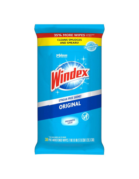 Toallitas de limpieza Windex sin amoníaco 38 unidades Toallitas de limpieza Windex sin amoníaco 38 unidades