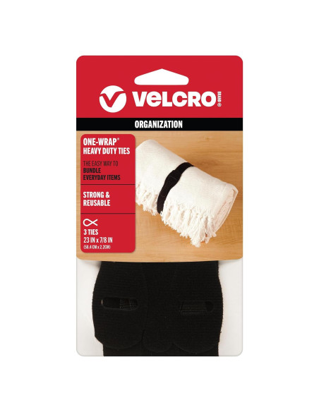 Ataduras Reutilizables VELCRO ONE-WRAP 58.4x2.2cm 3 Pzas Ataduras Reutilizables VELCRO ONE-WRAP 58.4x2.2cm 3 Pzas