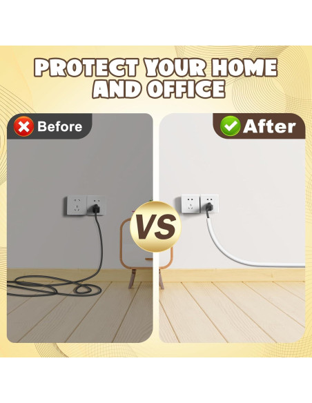 Cubierta de Cables Autoadhesiva Blanca 198 cm para 2 Cables Cubierta de Cables Autoadhesiva Blanca 198 cm para 2 Cables