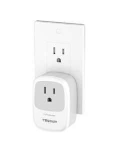 Protector de Sobretensión TESSAN 1050J 1875W Enchufe de Pared