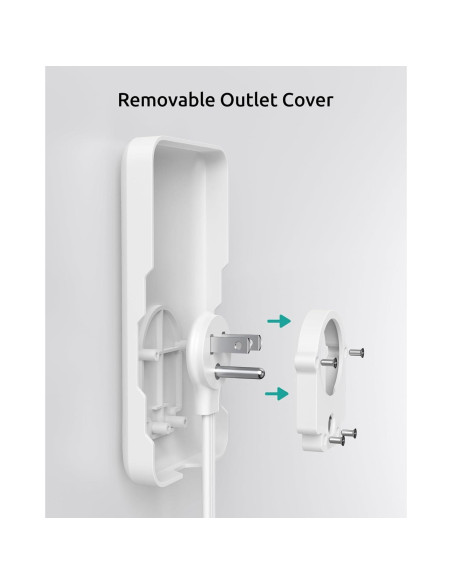 Cordón de Extensión NUTICT 1.83m 3 Salidas Blanco Protector Cordón de Extensión NUTICT 1.83m 3 Salidas Blanco Protector