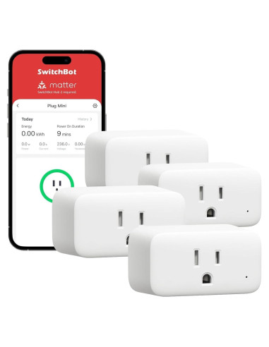 Enchufe Inteligente Mini SwitchBot 15A WiFi y Bluetooth