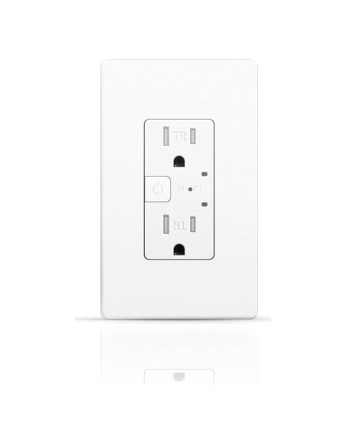Enchufe Inteligente TOPELER WiFi 2 Puertos Control Individual 15A