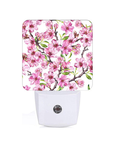 Luz Nocturna Cuadrada FSHVQKD Flores de Primavera 0.5W