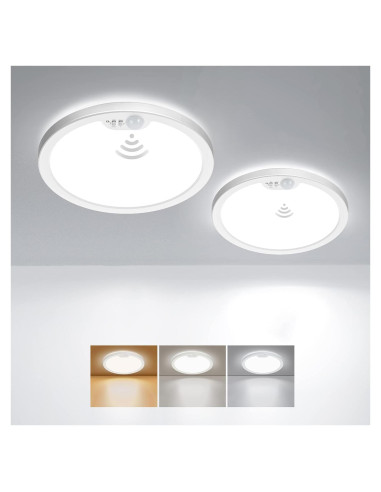 Luz de Techo Cableada BLNAN 22 cm con Sensor de Movimiento