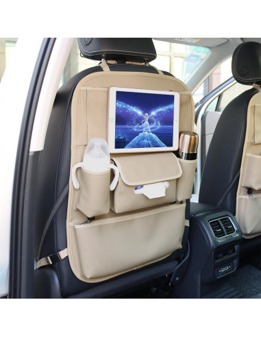 Organizador de Asientos de Coche Viaviat Beige Impermeable