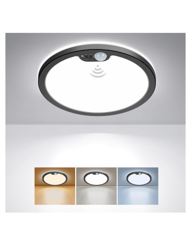 Luz de Techo LED con Sensor de Movimiento BLNAN 22 cm 3 Colores