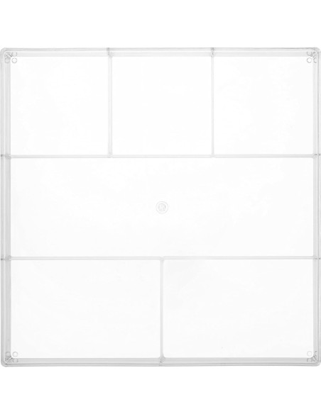 Organizador de Cajones Transparente Whitmor 6 Secciones 30.2x30.2 cm Organizador de Cajones Transparente Whitmor 6 Secciones 30.2x30.2 cm