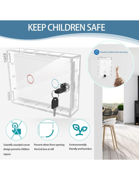 Cubierta de Interruptor de Seguridad Infantil A-salida 2 Paquete Cubierta de Interruptor de Seguridad Infantil A-salida 2 Paquete