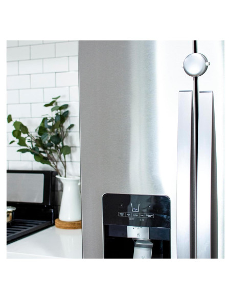 Cerradura de Refrigerador Qdos Safety Doble Acción Cromo Cerradura de Refrigerador Qdos Safety Doble Acción Cromo