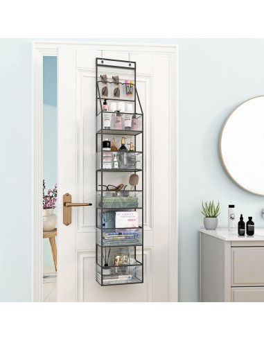 Organizador Colgante de PVC Fixwal 9 Compartimentos Gris