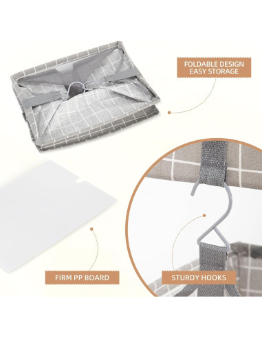 Organizador de Closet Colgante 2 Estantes Storage Maniac - Tela Malla