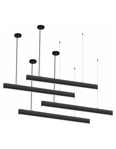 Luz Lineal LED Be Studied 1.22m 43W Regulable 3000K-6000K 4P