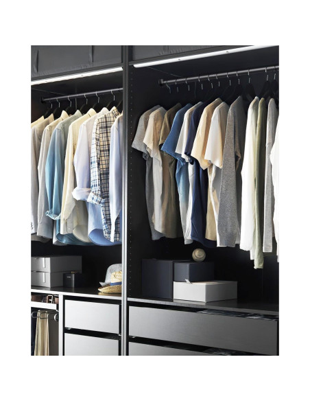 Barra de Closet Ajustable Supforce 17-84 Pulgadas Metal 30 kg Barra de Closet Ajustable Supforce 17-84 Pulgadas Metal 30 kg