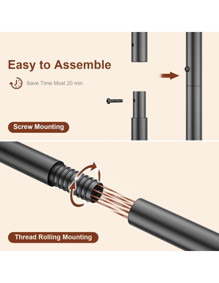 Perchero Rodante Furologee de Metal 3 Niveles Ajustable Perchero Rodante Furologee de Metal 3 Niveles Ajustable