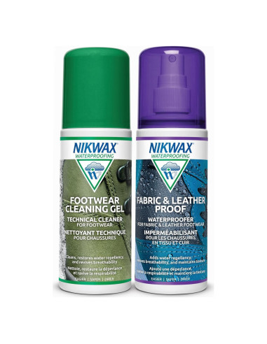 Nikwax Limpieza e Impermeabilización Calzado Tela y Cuero 250ml