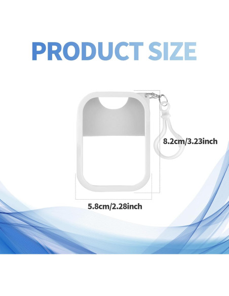 Fundas de Spray Desinfectante de Silicona YMPEKA 2pcs 30ml Fundas de Spray Desinfectante de Silicona YMPEKA 2pcs 30ml