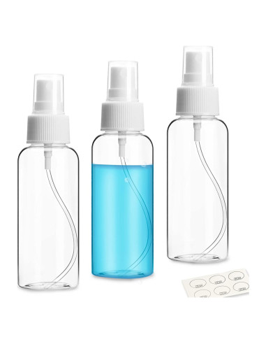 Botellas de Spray Pequeñas ZEJIA 80ml - 3 Piezas Multiusos