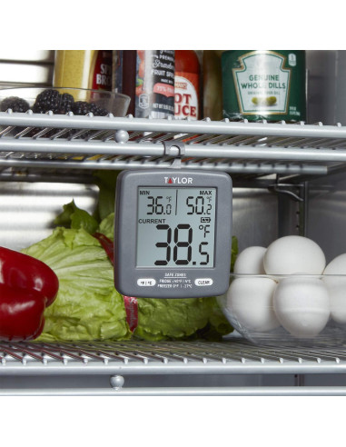 Termómetro Digital para Refrigerador y Congelador Taylor - Pantalla LCD 2"