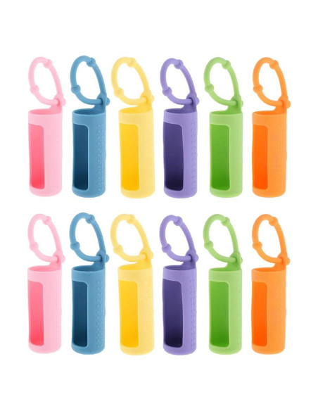 Funda Protectora de Silicona ConStore para Botellas 10ml - 12 Piezas Funda Protectora de Silicona ConStore para Botellas 10ml - 12 Piezas
