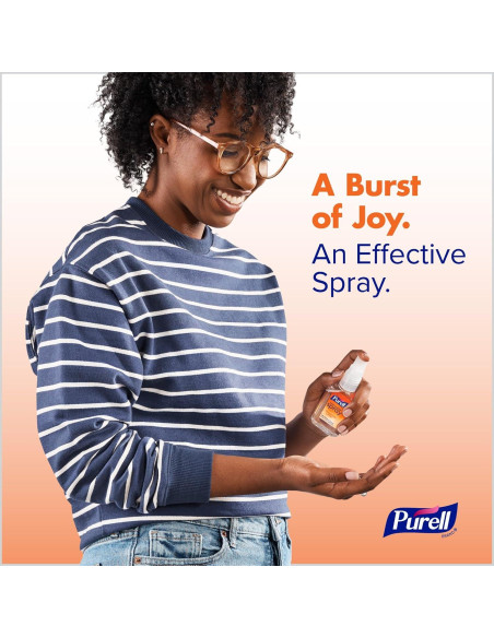 Spray Desinfectante de Manos PURELL 2 oz Aroma Mandarina Pera - Paquete de 6 Spray Desinfectante de Manos PURELL 2 oz Aroma Mandarina Pera - Paquete de 6