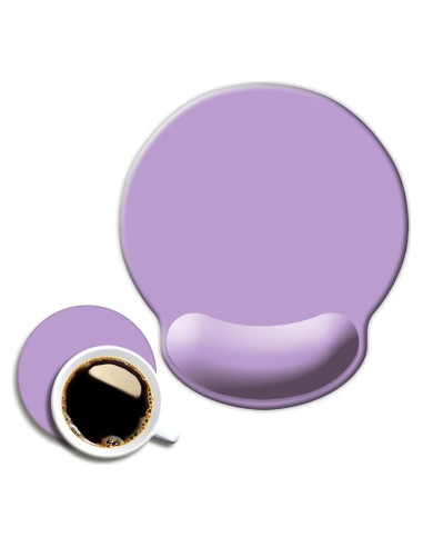 Almohadilla Ergonómica para Ratón DOOKE Púrpura Clavo 24.89x23.11cm