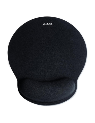 Almohadilla para Ratón Ergonómica Allsop Negro 27.43x26.83cm