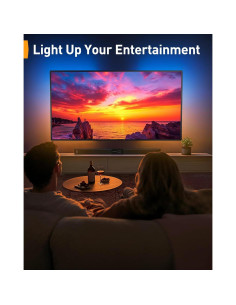 Soporte de Pared para TV Perlegear PGMF20 con Luces LED 26-65" 2