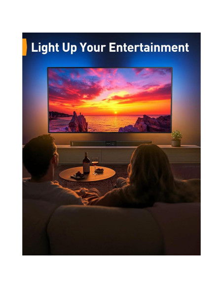 Soporte de Pared para TV Perlegear PGMF20 con Luces LED 26-65" Soporte de Pared para TV Perlegear PGMF20 con Luces LED 26-65"