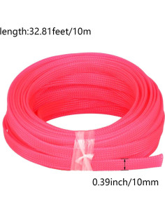 Manguera de Cable Expandible Heyiarbeit 10m Rosa 10mm 2