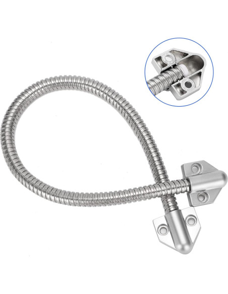 Bucle de puerta blindado Yosoo Health Gear 3 piezas acero inoxidable Bucle de puerta blindado Yosoo Health Gear 3 piezas acero inoxidable