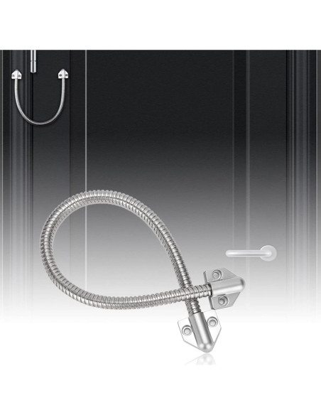 Bucle de puerta blindado Yosoo Health Gear 3 piezas acero inoxidable Bucle de puerta blindado Yosoo Health Gear 3 piezas acero inoxidable