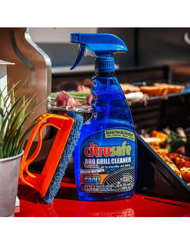 Limpiador de Parrilla CitruSafe 23oz - Spray Desengrasante Natural