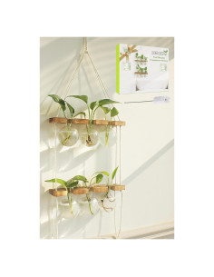Estación de Propagación de Plantas Hidropónicas RENMXJ 6 Jarrones
