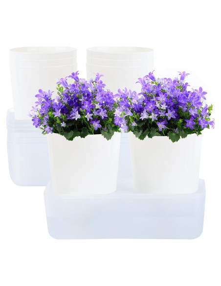 Macetas de Autorriego Oliz 4 Piezas para Jardinería Macetas de Autorriego Oliz 4 Piezas para Jardinería