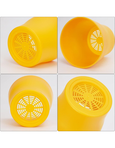 Macetas de Plástico JERIA 4" Multicolor - Paquete de 16 Macetas de Plástico JERIA 4" Multicolor - Paquete de 16