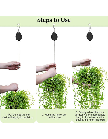 Soporte Retráctil para Plantas ZUZUAN 3 Pcs Alta Resistencia Soporte Retráctil para Plantas ZUZUAN 3 Pcs Alta Resistencia