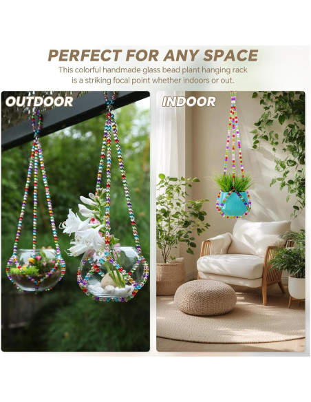 Colgador de Plantas de Macramé Genérico 43 cm Multicolor Colgador de Plantas de Macramé Genérico 43 cm Multicolor