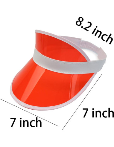 Gorras Visera UV 6 Pcs Unisex en 6 Colores - Protección Solar